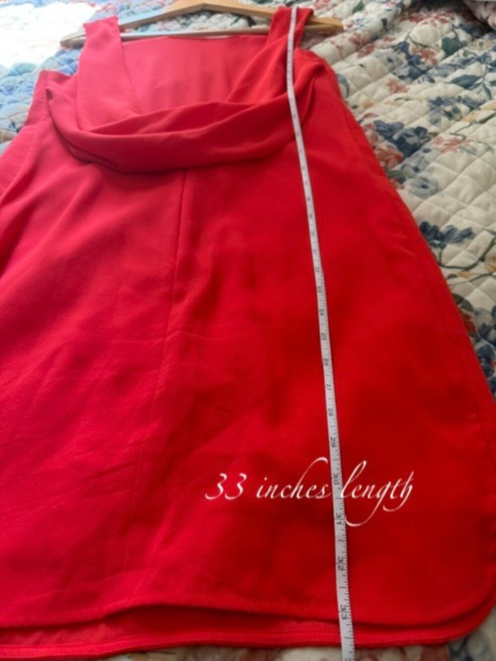 BCBG MAXAZRIA Drape Back Bright Poppy Red Dress- size 8- worn once - Picture 8 of 10